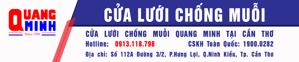 CỬA LƯỚI CHỐNG  MUỖI CẦN THƠ, CỬA LƯỚI QUANG MINH