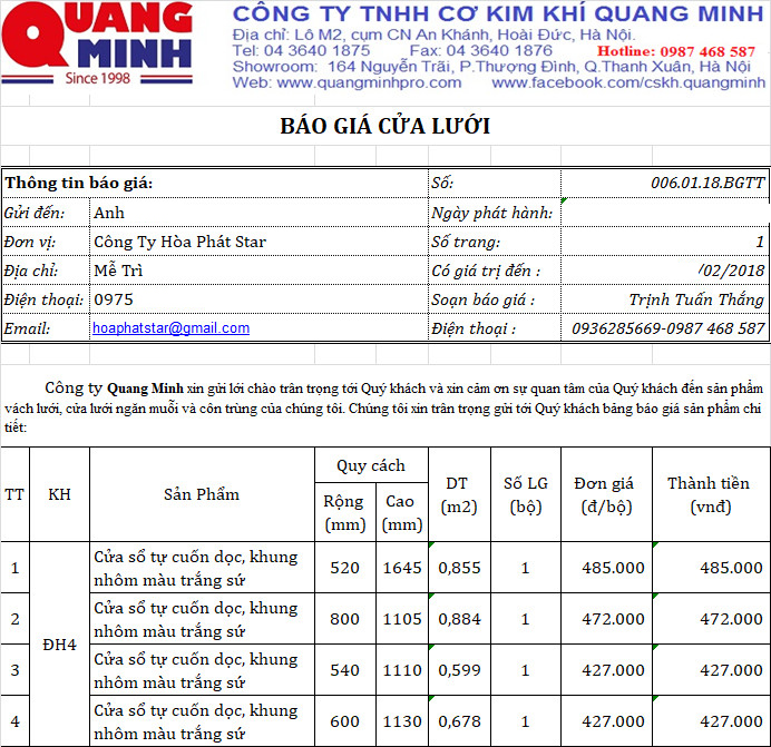 Thông cáo khách hàng về việc xử lý xâm phạm quyền đối với kiểu dáng công nghiệp